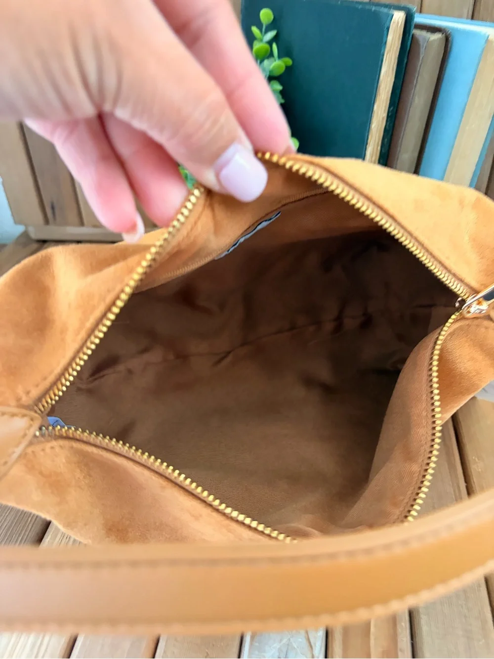 Universal Thread Tan Suede Hobo Bag NWT